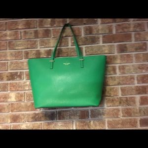 Kate Spade green leather purse.